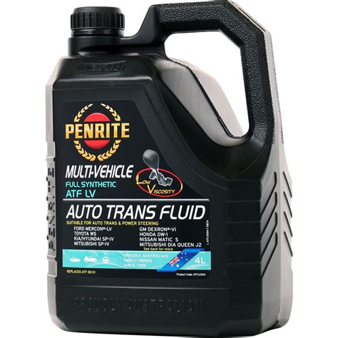 penrite atf lv 4l|Penrite auto trans fluid.